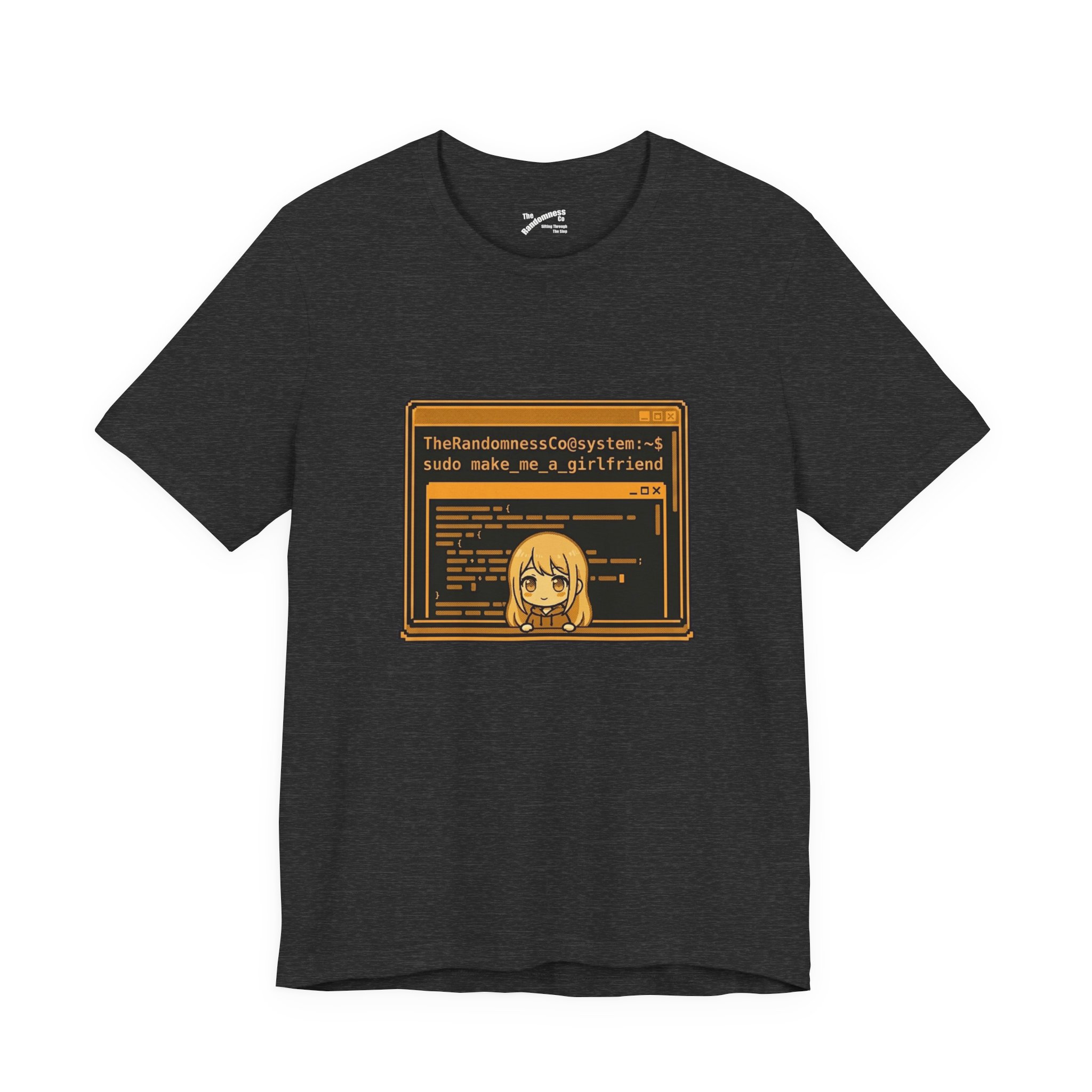 Sudo Make Me A Girlfriend - Funny Linux Terminal Anime T-Shirt - Image 5