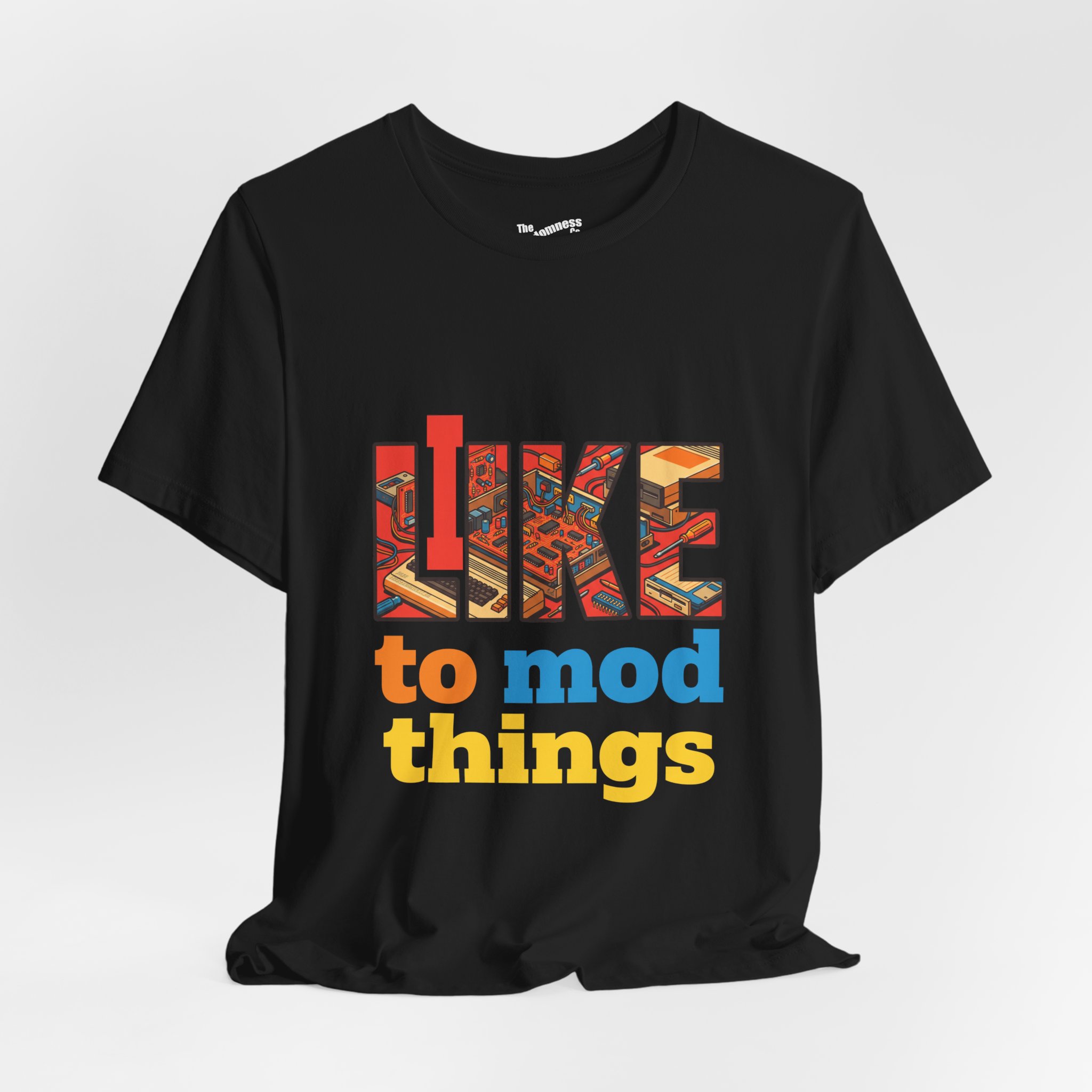 I Like To Mod Things - Retro Gamer Modder T-Shirt - Funny Vintage PC Tinkerer Hacker - Image 4