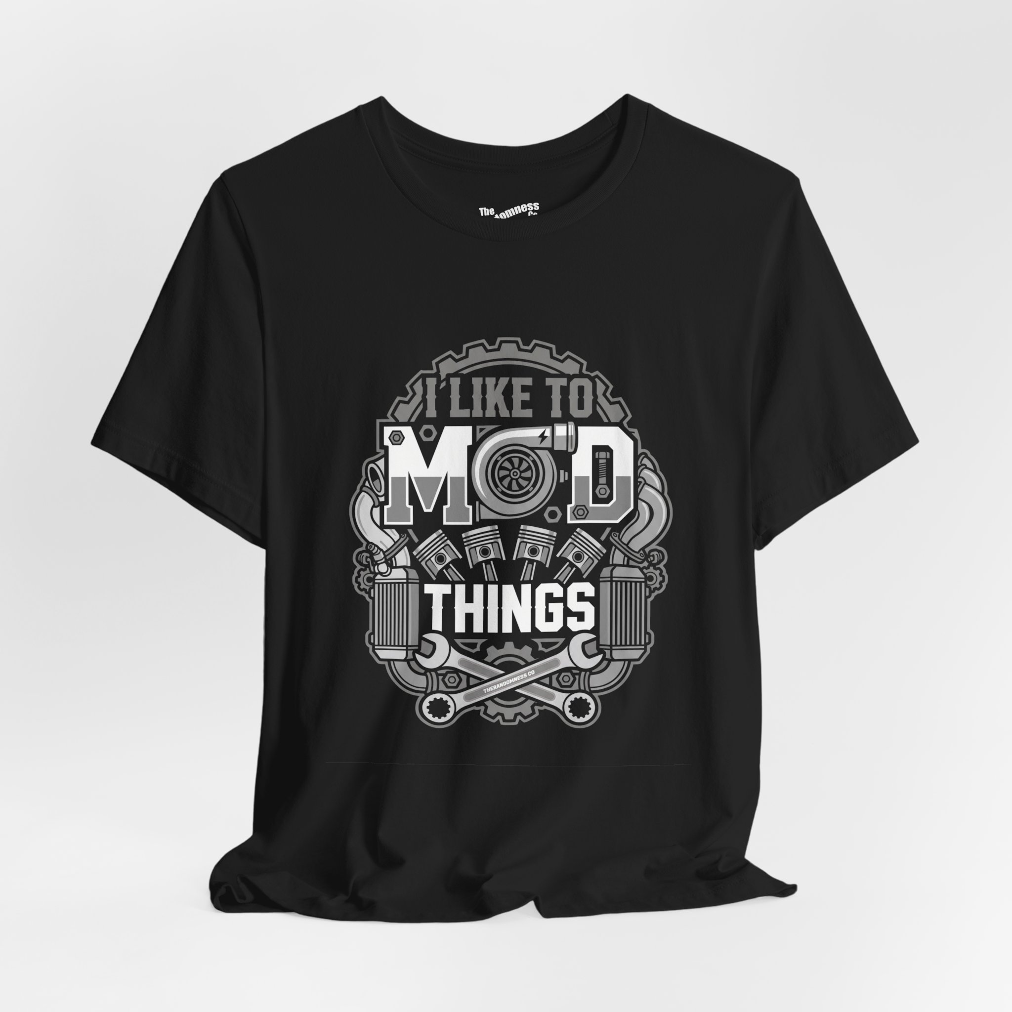 I Like To Mod Things - Car Modder Mechanic T-Shirt - Funny Turbo Engine Gearhead - Image 4