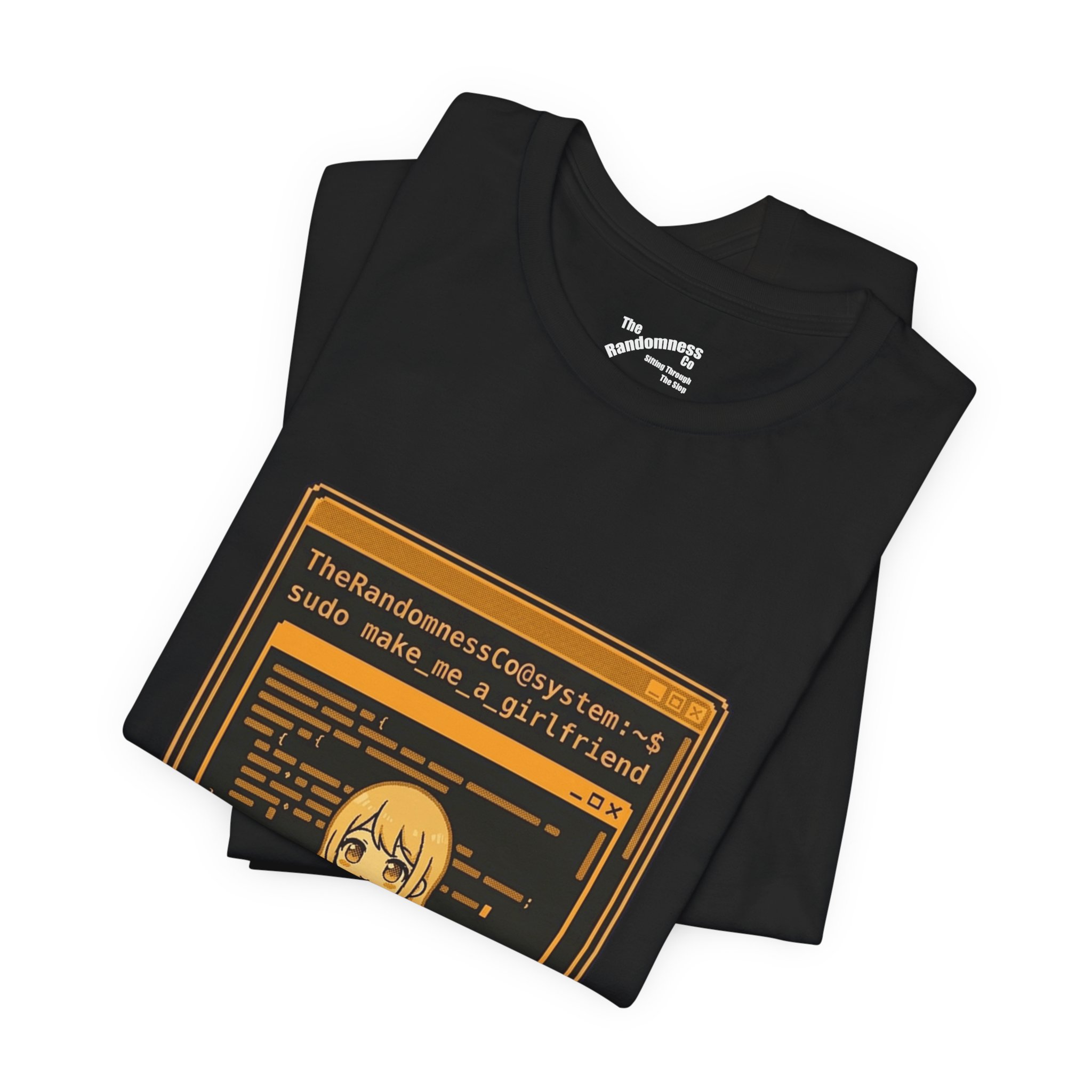 Sudo Make Me A Girlfriend - Funny Linux Terminal Anime T-Shirt - Image 2