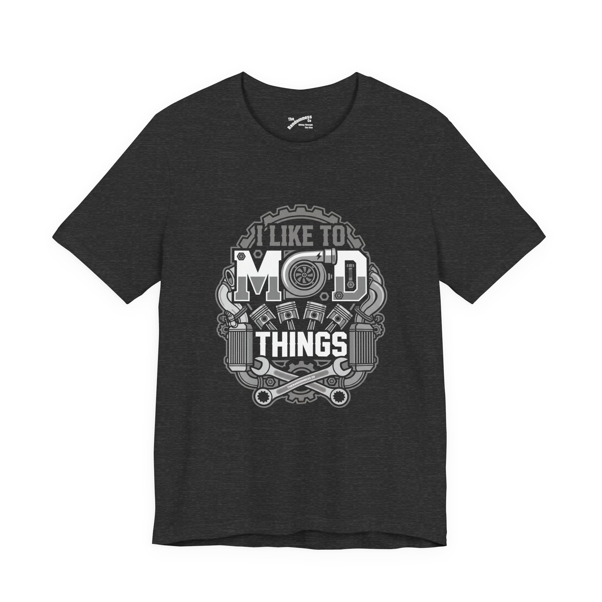 I Like To Mod Things - Car Modder Mechanic T-Shirt - Funny Turbo Engine Gearhead - Image 5