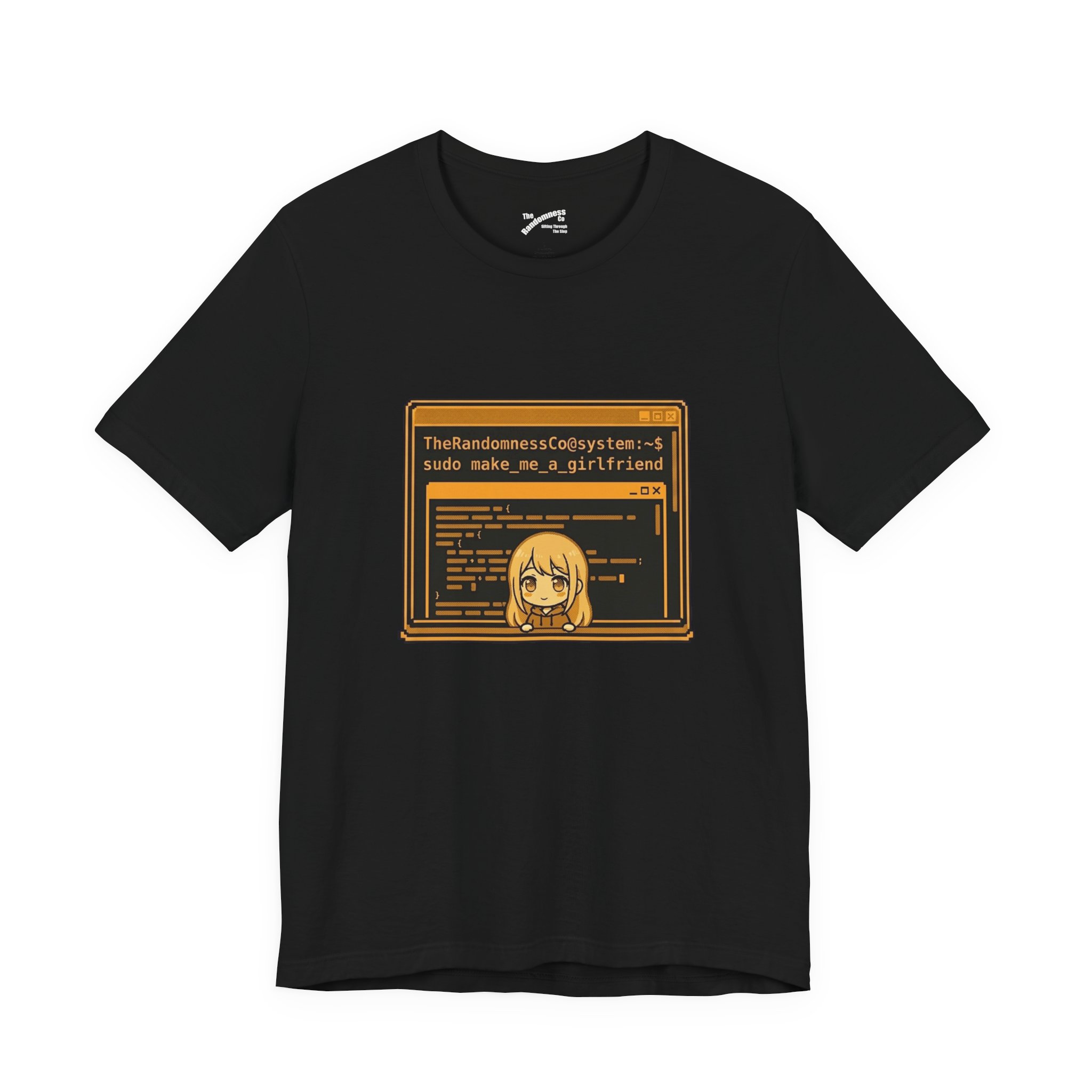 Sudo Make Me A Girlfriend - Funny Linux Terminal Anime T-Shirt