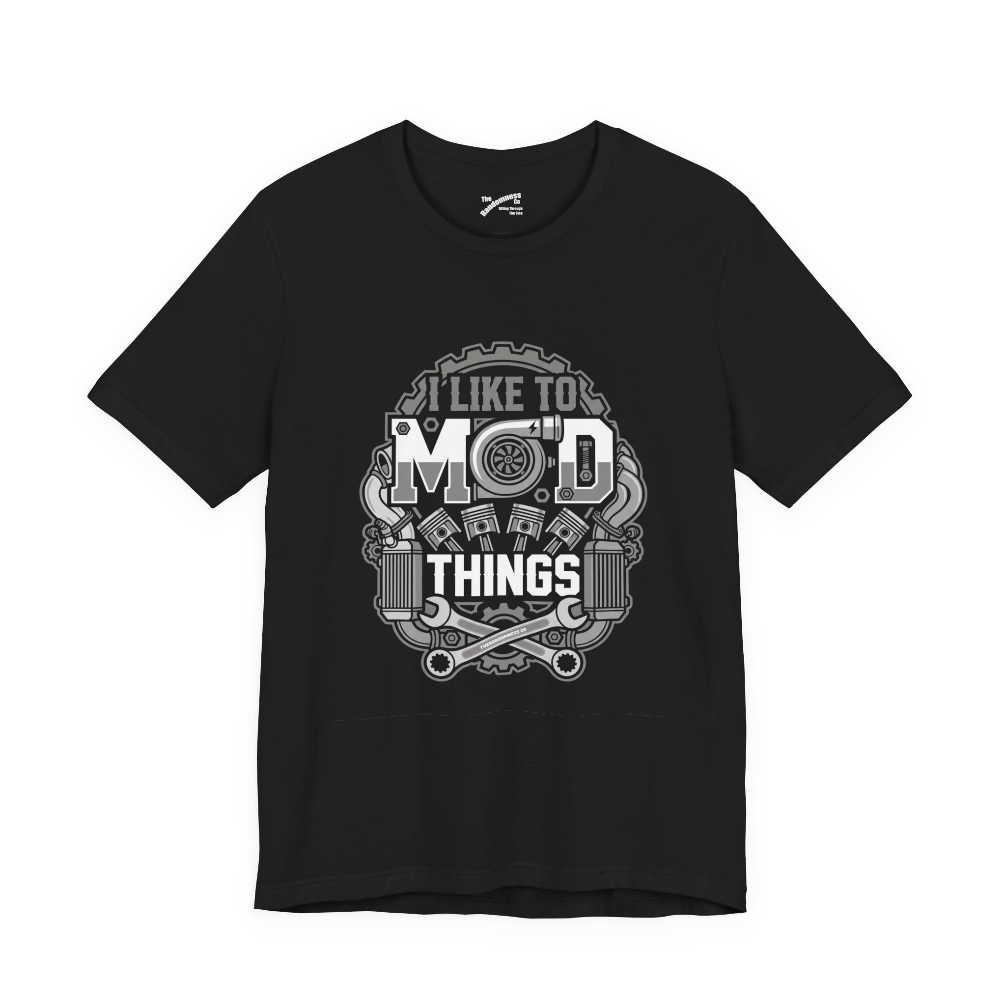 I Like To Mod Things - Car Modder Mechanic T-Shirt - Funny Turbo Engine Gearhead