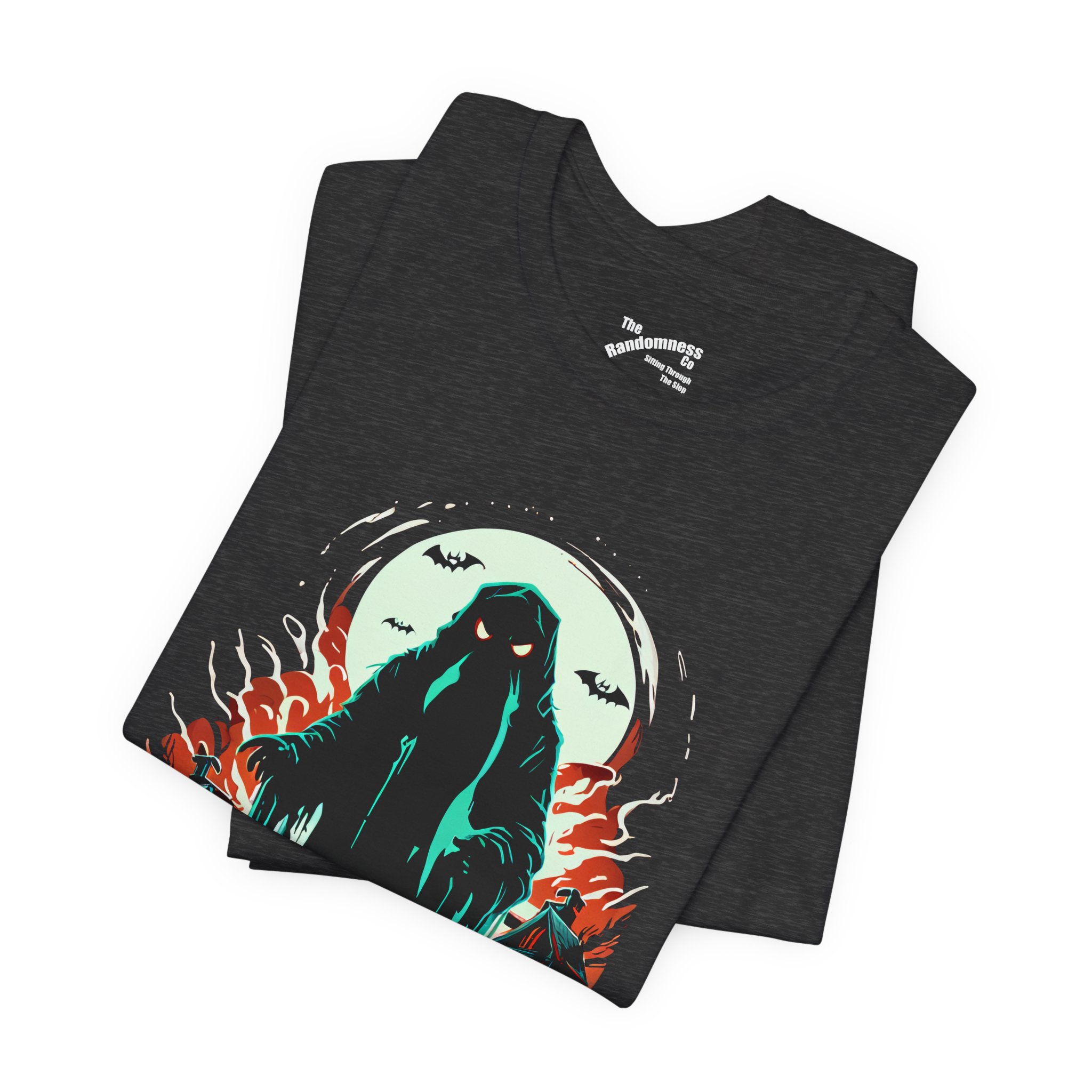 Ghostly Figure & Jack-o'-Lantern in Moonlit Halloween Scene - Image 12