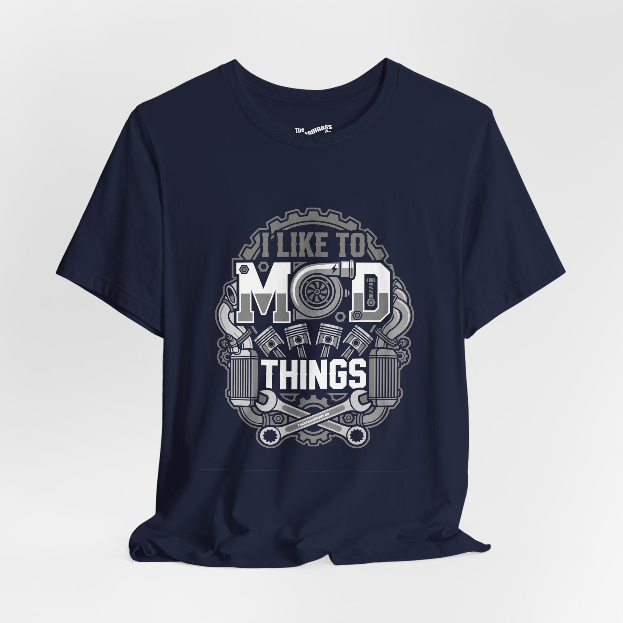 I Like To Mod Things - Car Modder Mechanic T-Shirt - Funny Turbo Engine Gearhead - Image 12