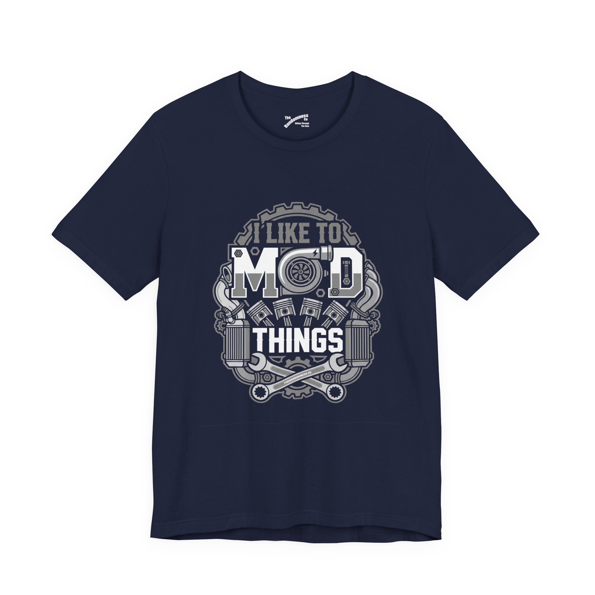 I Like To Mod Things - Car Modder Mechanic T-Shirt - Funny Turbo Engine Gearhead - Image 9