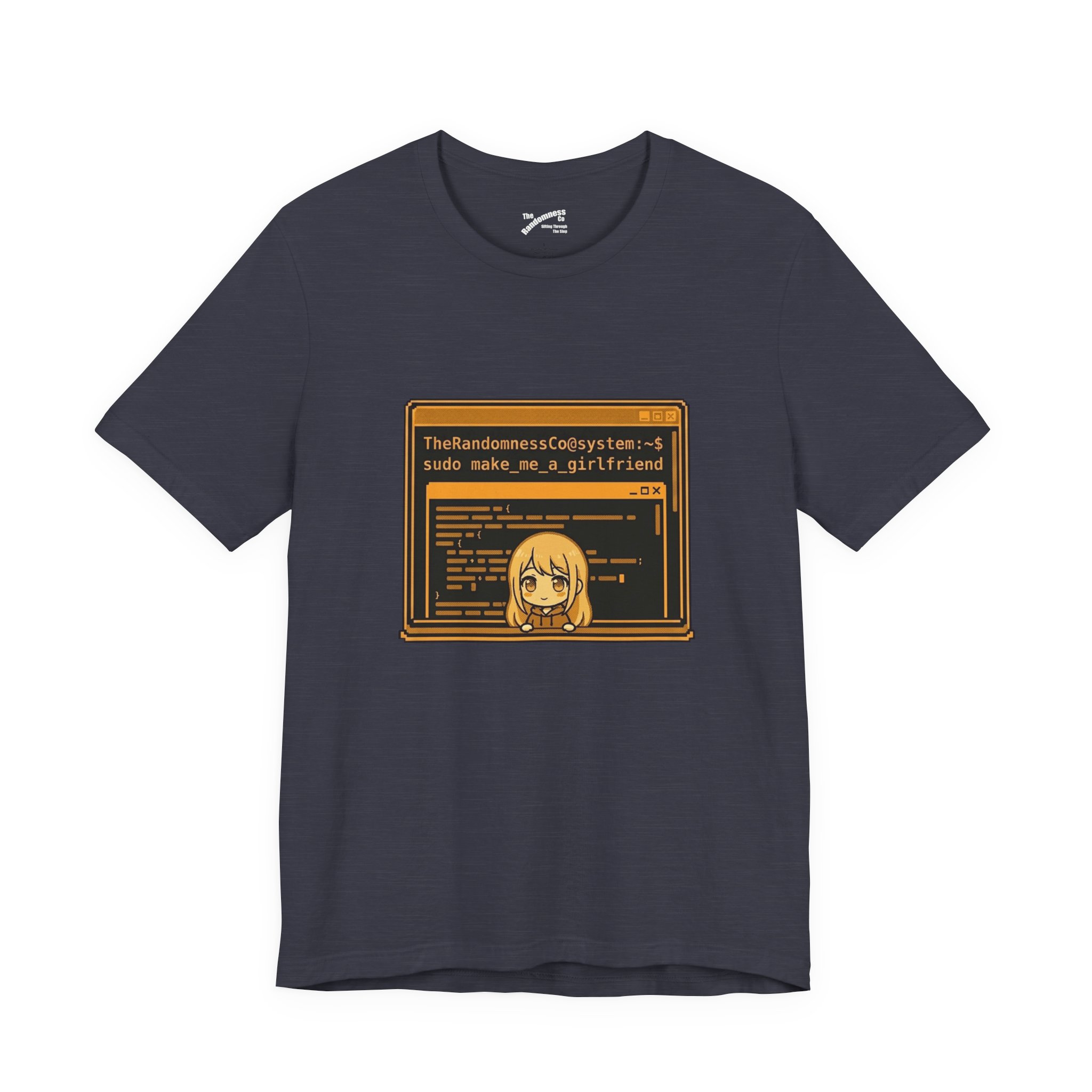 Sudo Make Me A Girlfriend - Funny Linux Terminal Anime T-Shirt - Image 7